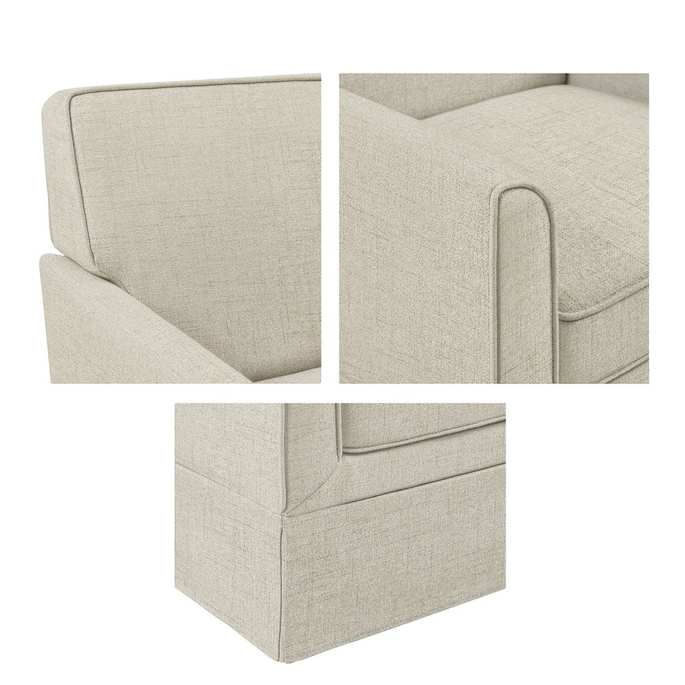 Paula Slipcover Accent Armchair, Cream color