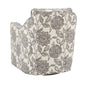 Wide Seat Swivel Arm Chair