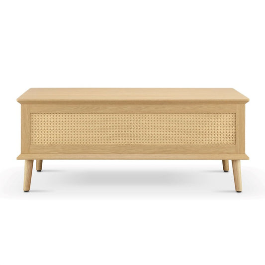Rattan Lift-Top Coffee Table with Storage