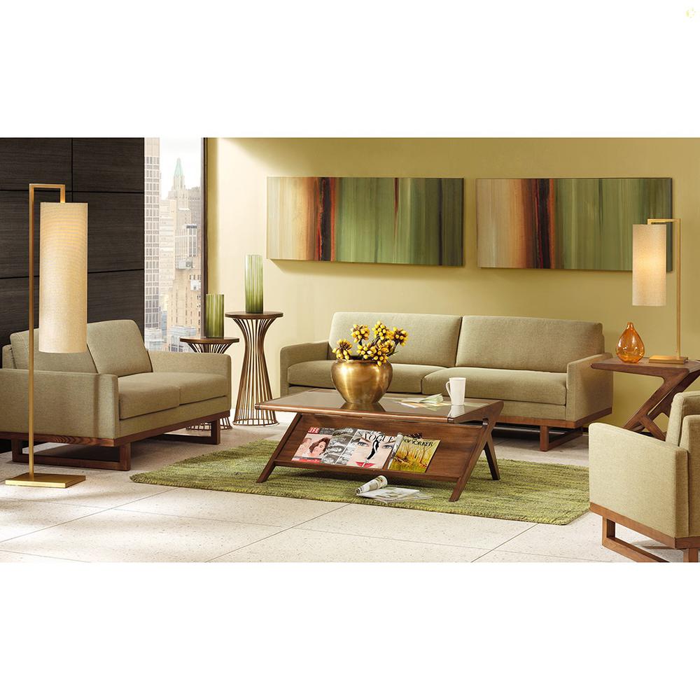 Coffee Table with Tempered Glass