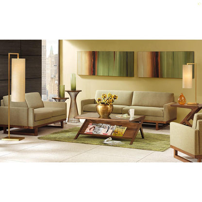 Coffee Table with Tempered Glass