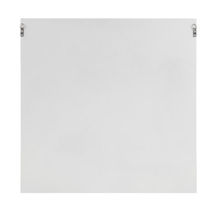 White Medallion Wood Wall Decor