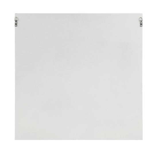 White Medallion Wood Wall Decor