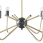 6-Light Metal Chandelier