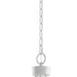 Ellie 6-Light Metal Chandelier, White color