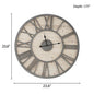 23.6" Wood Wall Clock