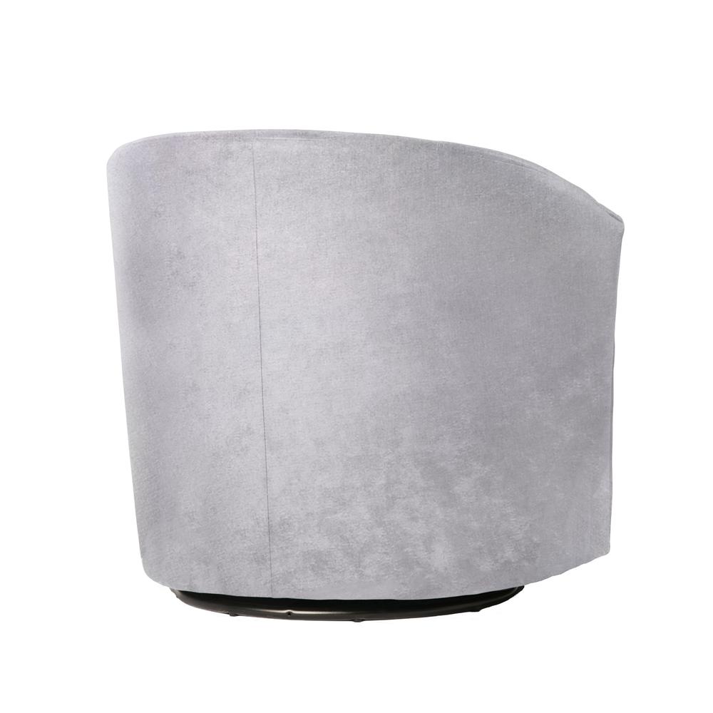 Elizabeth Silver Swivel Chair