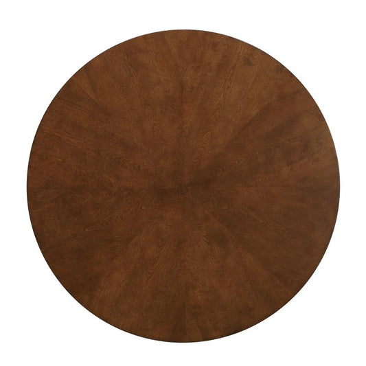 Bonito Walnut Finish Leg Dining Table