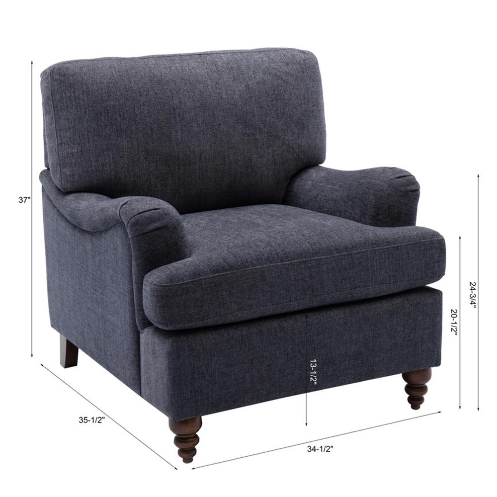Clarendon Arm Chair - Navy