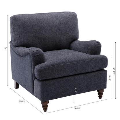 Clarendon Arm Chair - Navy