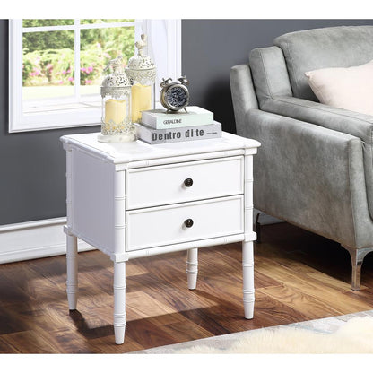 Ellison 2 Drawer Nightstand - White
