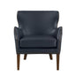 Dallas Midnight Blue High Leg Slope Arm Chair