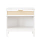 Bayport Cane 1 Drawer Nightstand