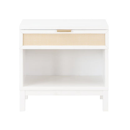 Bayport Cane 1 Drawer Nightstand