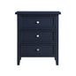Lennon 3-drawer Nightstand - Midnight Blue