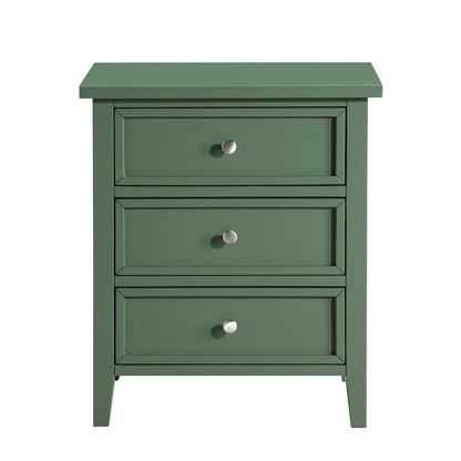 Lennon 3-drawer Nightstand - Vintage Green