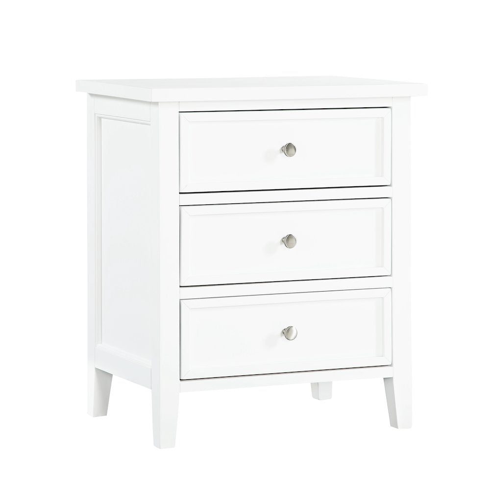 Lennon 3-drawer Nightstand - White