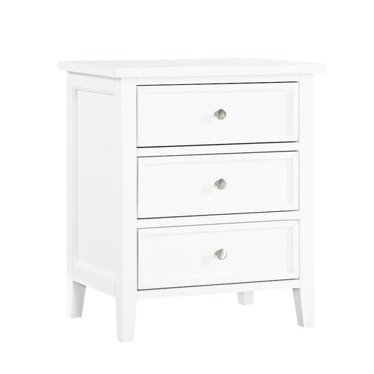 Lennon 3-drawer Nightstand - White