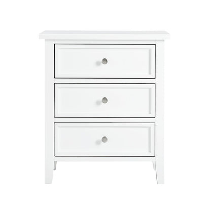 Lennon 3-drawer Nightstand - White