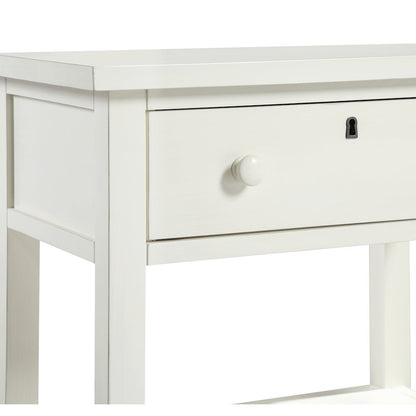 Franklen 1-drawer Storage Nightstand - Antique White