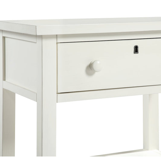 Franklen 1-drawer Storage Nightstand - Antique White