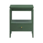 Opava Vintage Green 1-drawer Nightstand