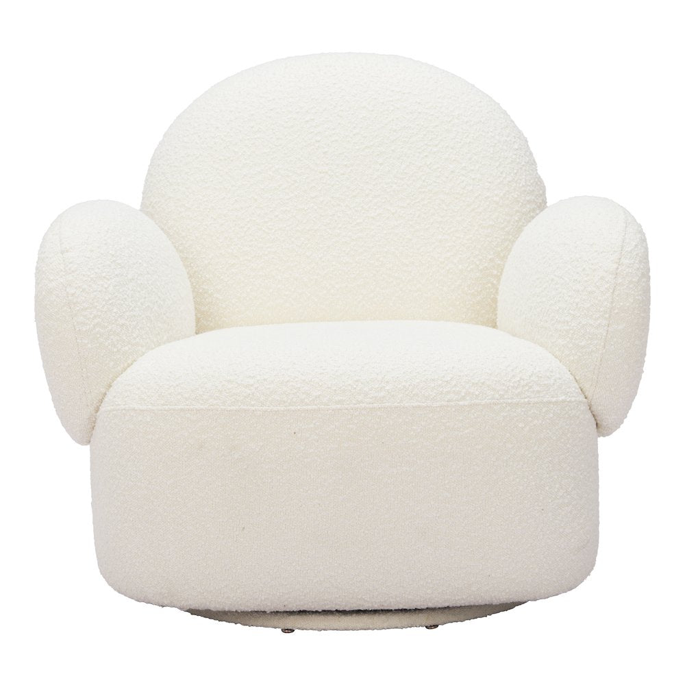Pilka Swivel Chair White