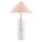 Ciara Table Lamp Beige & White