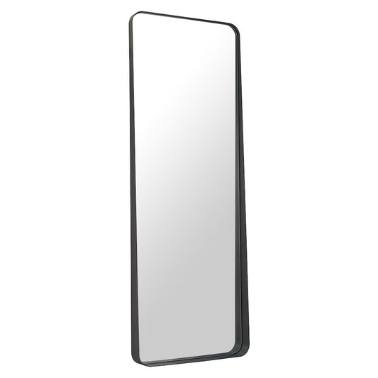 Riga Mirror Black made in Powder Coated Steel, MDF, Mirror Glass