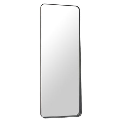 Riga Mirror Black made in Powder Coated Steel, MDF, Mirror Glass