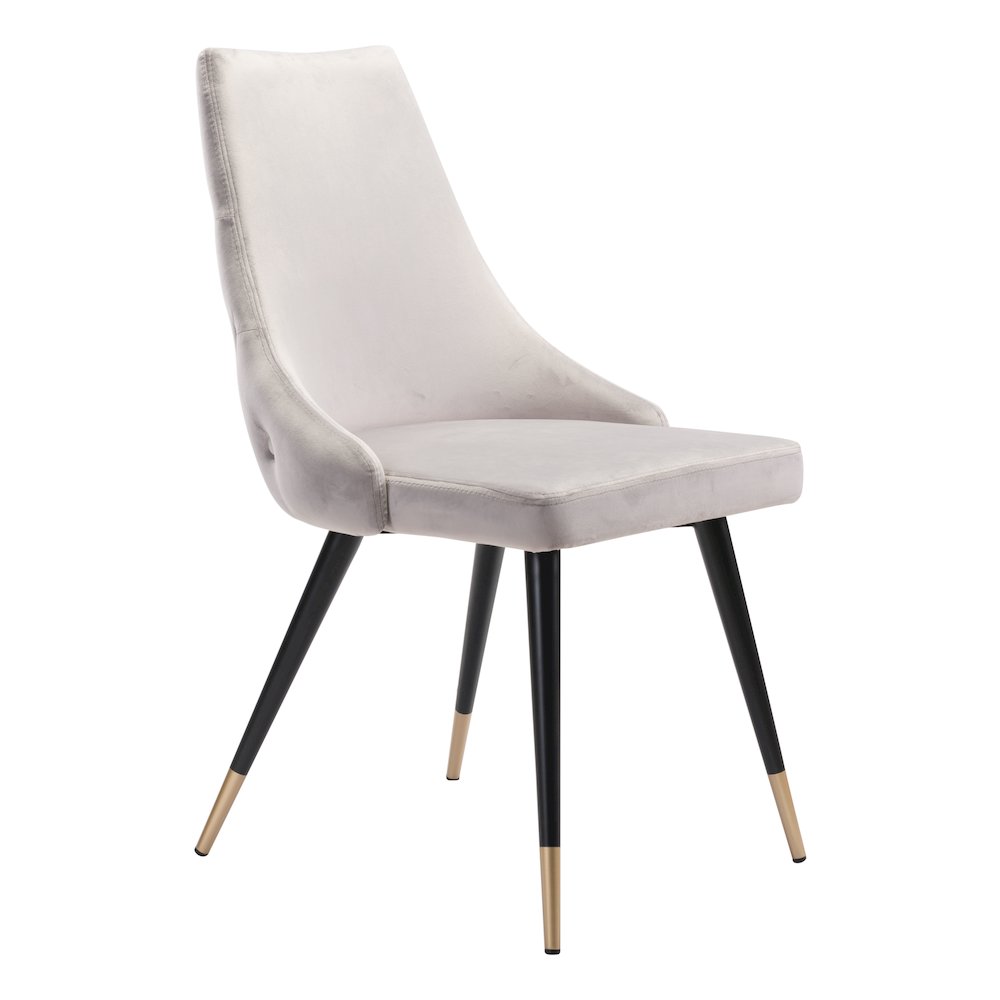 Piccolo Dining Chair (Set of 2) Gray