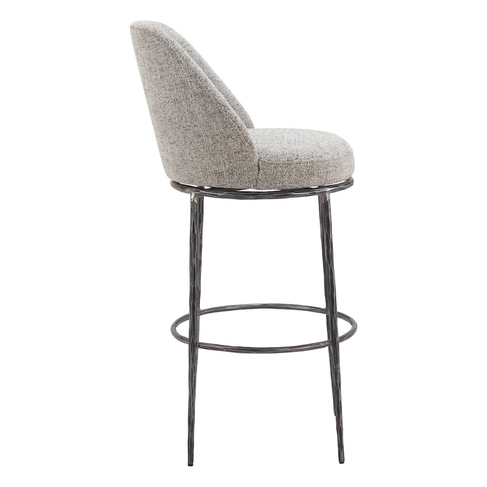 Nordhavn Swivel Barstool Gray