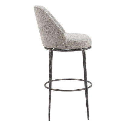 Nordhavn Swivel Barstool Gray