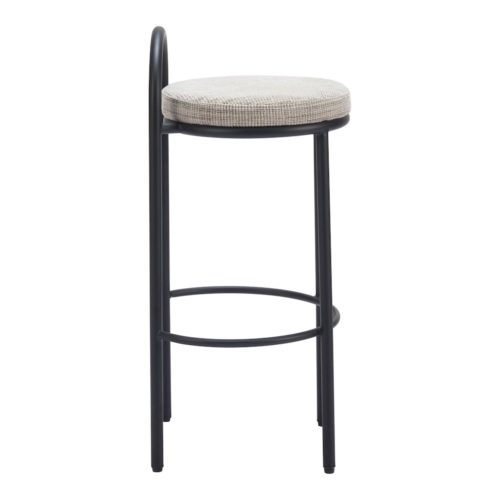 Sisal Barstool (Set of 2) Beige Tweed