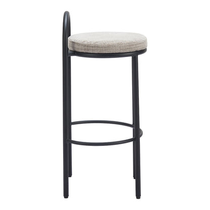 Sisal Barstool (Set of 2) Beige Tweed