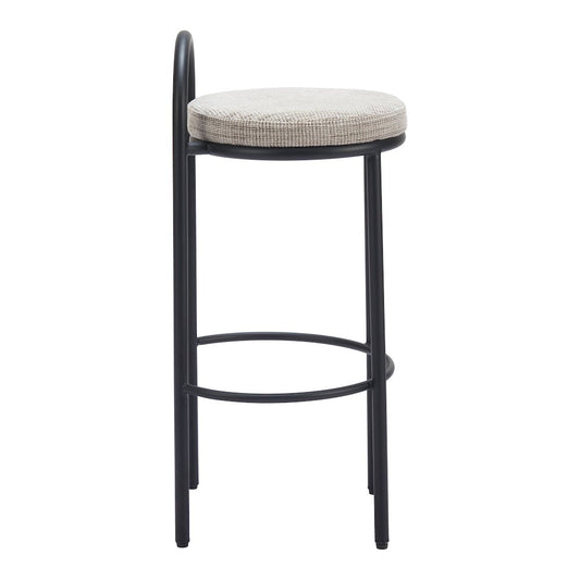 Sisal Barstool (Set of 2) Beige Tweed