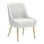 Maxine Dining Chair White & Gold