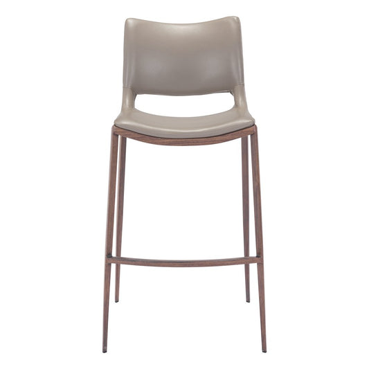 Ace Barstool (Set of 2) Brown & Walnut