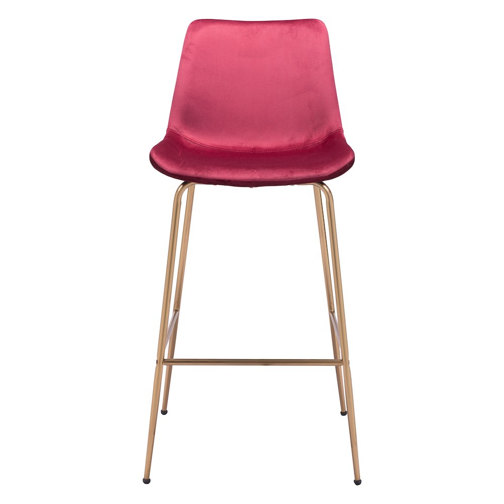 Tony Barstool Red & Gold