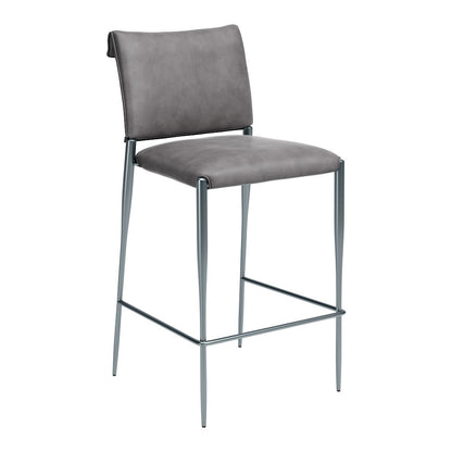Freesia Barstool (Set of 2) Charcoal Gray