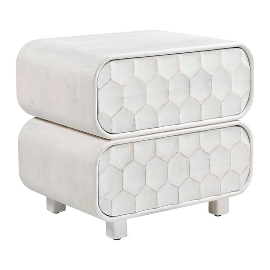 Miro Nightstand Whitewashed