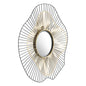 Comet Round Mirror Black & Gold