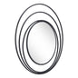 Luna Round Mirror Black