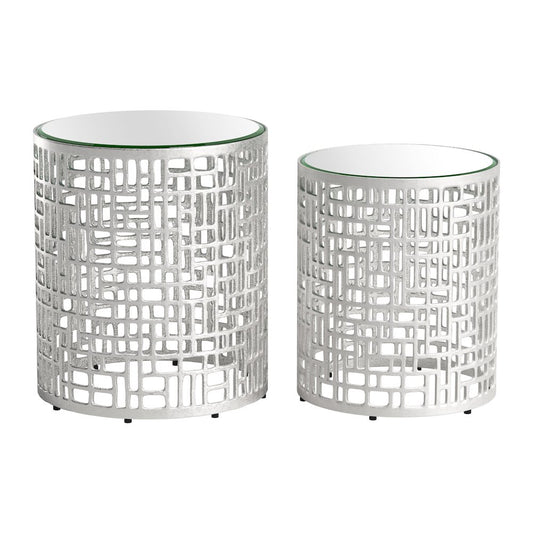 Reden Side Table Set (2-Piece) Silver