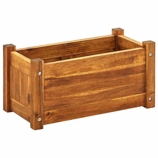 vidaXL Garden Raised Bed Acacia Wood 19.7"x9.8"x9.8", 42565
