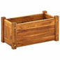 vidaXL Garden Raised Bed Acacia Wood 19.7"x9.8"x9.8", 42565