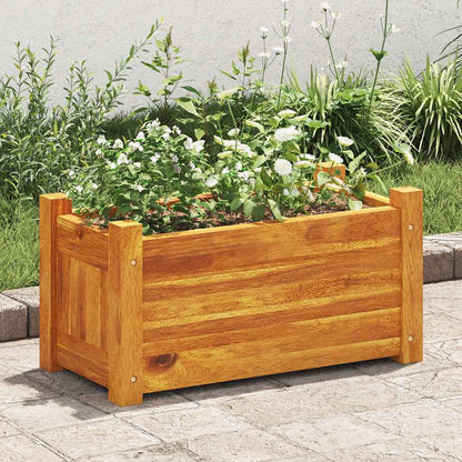 vidaXL Garden Raised Bed Acacia Wood 19.7"x9.8"x9.8", 42565