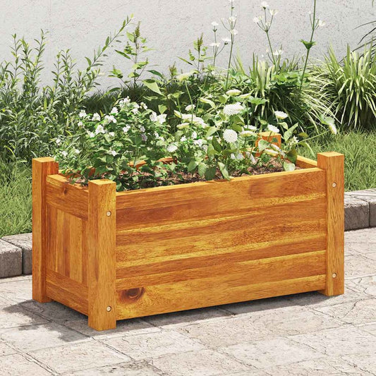 vidaXL Garden Raised Bed Acacia Wood 19.7"x9.8"x9.8", 42565