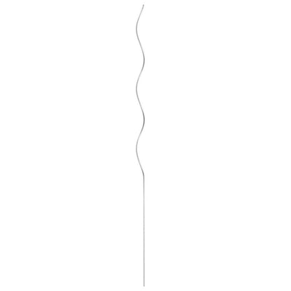 vidaXL 20 pcs Spiral Plant Supports 43.3" Galvanised Steel, 142417