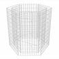 vidaXL Hexagonal Gabion Raised Bed 39.4"x35.4"x39.4", 142533